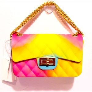 Multi Colored Jelly Purse